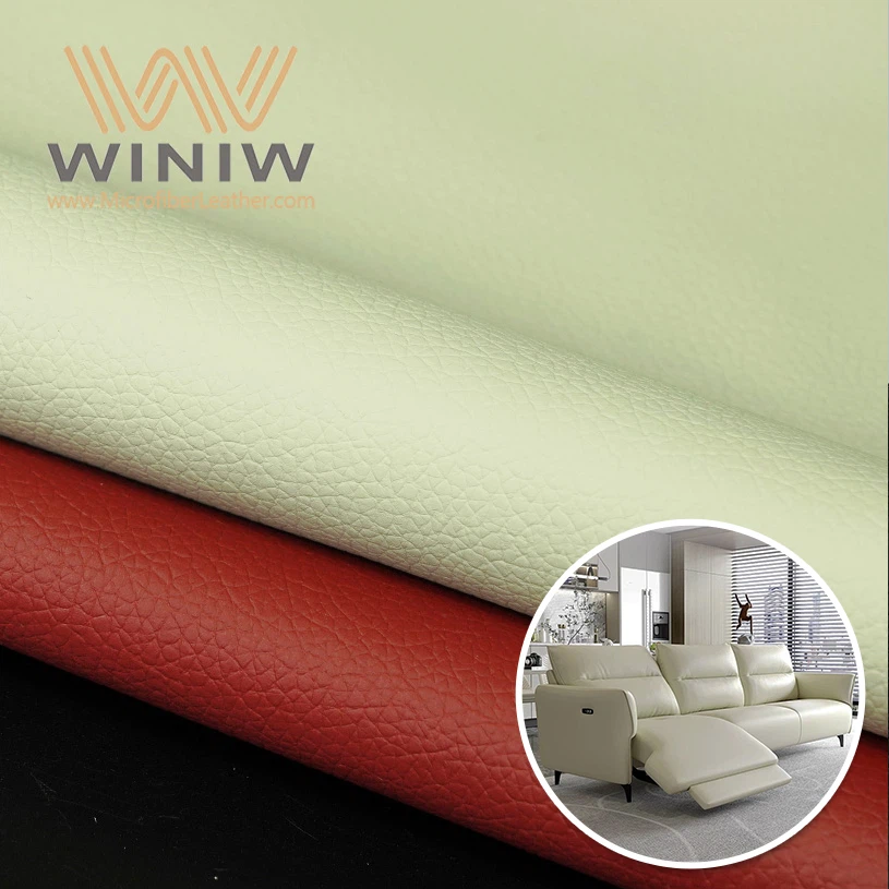 Easy To Care Vegan Pu Leather Upholstery Fabric